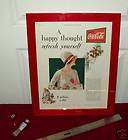 1939 original coca cola lithograph The Girl on the  
