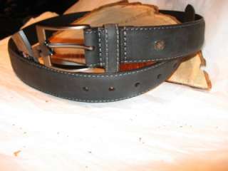 Wengar,Swiss Army Black Leather Belt SG7061  