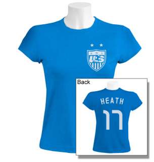 Tobin Heath Jersey T Shirt USA National women soccer  