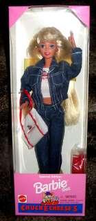NRFB 1995 Chucke Cheese Cheeses Exclusive Barbie Doll  