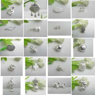 Different Design 925 Sterling Silver Pendant / Charms / Beads Multiple 