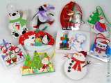 10 Handmade Gift Tag Festive 3D Holiday Christmas NEW  