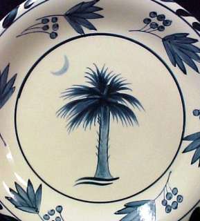 Jose Dovis Palm Tree Folkart Pottery Salad Plate New  