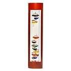 17” GALILEO THERMOMETER W/ 10 MULTI COLORED SPHERES, WOOD FRAMED 