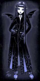 Gothic Alchemical Vampire Fairy Original PAINTING Mina  