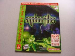 PLAYSTATION SYPHON FILTER STRATEGY GUIDE BOOK PLAYSTATION 1 2 3 PS1 