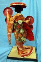Vintage Japanese Silk Kimono Lady Doll Nanamaigasa Dojoji Dancing 