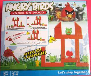 Cute Angry Birds Slingshot Game Figures brick Toy #389  