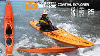 Rockhopper SEA KAYAK for coastal trips, surge play FUN  