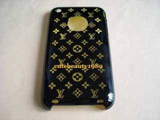Black & Lt.green colour pattern hard case cover for iphone 3G 3GS 