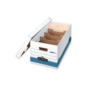  Bankers Box Storage File Divider Box   White And Blue 
