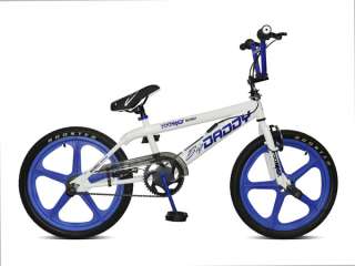 New Rooster Big Daddy BMX Bikes White   Blue Skyway Mag Wheels 2012 