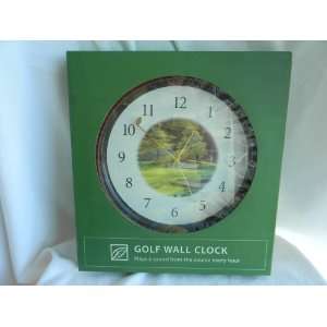 Brookstone Golf Wall Clock Plays a Sound from the Course 