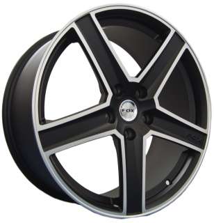 r6 alloy wheels finished in matt black with polished edge