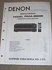 Denon Service/Operat​ion Manual~PMA 880​R Amplifier Amp