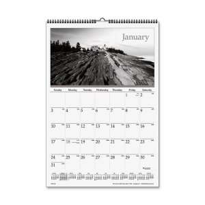 Visual Organizer Dayminder Black and White Monthly Wall 