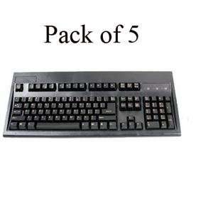  Keytronic Inc., Black PS2 Keyboard RoHS 5 Pack (Catalog 