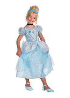 Girls Disney Deluxe Cinderella Girls Disney Costume at Wholesale 