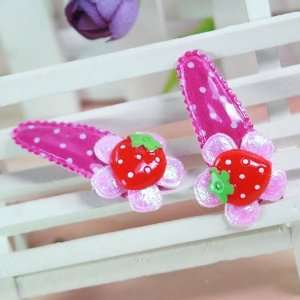  Pink / Baby /Newborn/ Toddler/ Girls Stawberry with Blossom Flower 
