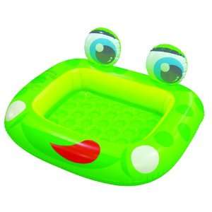 Inflatable Frog Baby Swimming Pool with Plastic Bells Inside Eyes (50 
