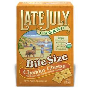 Late July   Organic Bite Size Crackers   Cheddar Cheese   5 oz.