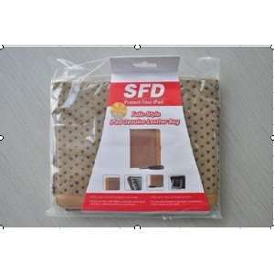   (TM)SFD Folio Style Ipad Genuine Leather Bag brown Electronics