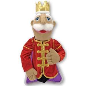 Set of 4 Plush Hand Puppets King Queen Princess Knight By Melissa and 