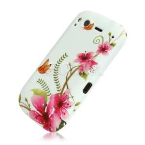     PINK FLOWERS SILICONE GEL CASE COVER FOR HTC DESIRE S Electronics