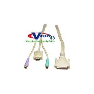  Rose KVM Cable for High Resolution Super VGA Monitor Cable 