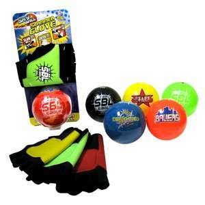   Ball Slammer Glove (1 Ball with 1 Glove / Colors Vary) Toys & Games
