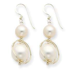   Jewelry Gift Sterling Silver Freshwater Cultured Pearl Earrings