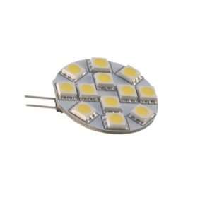  LED (12 5050 Bright White) Puck light Replacement for G4 