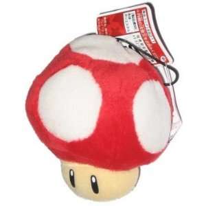  Nintendo Super Mario Bros. Mushroom Plush w/ Strap Toys & Games