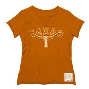  Texas Longhorns Womens Dark Orange Retro Brand Vault Look 
