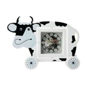  Dairy Cow Shaped Alarm Clock Black 