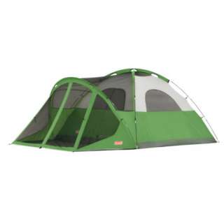 NEW COLEMAN Camping Evanston 6 Person Screened Tent  