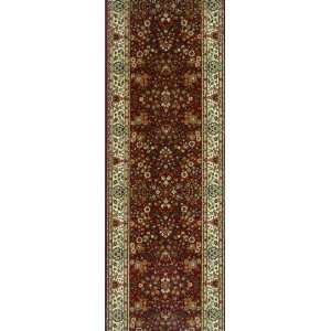   Rug Farwell Runner, Burgandy, 2 Foot 2 Inch by 12 Foot Home