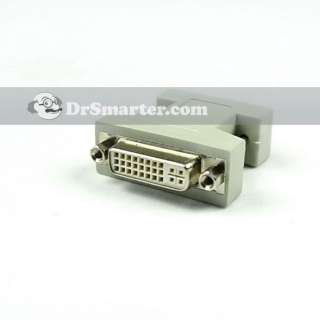 New DVI D 24+5 Femae to VGA 15 Pin Male Gender Adapter  