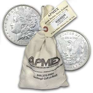  1878 1904 Morgan Silver Dollars 100 Coin Bag (AU) Toys 