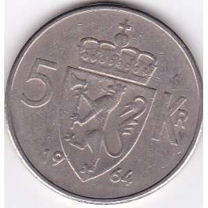  1964 Norway 10 Kroner Coin 