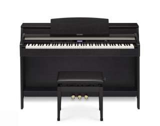 Casio AP 620 Digital Cabinet Piano Black Free Bench New  