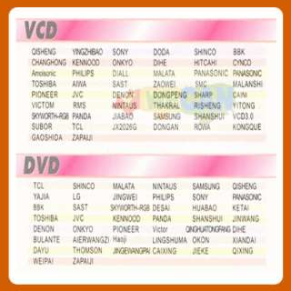 in 1 Universal TV VCD DVD Remote Control Controller