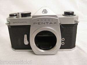 Pentax Spotmatic 35mm SLR Camera Body Only   Jammed Shutter AS IS 