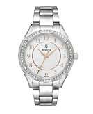  Bulova Watch, Womens Stainless Steel Bracelet 