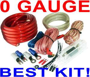 17 0 Gauge RCA Wire Amp Wiring Fuse Amps Install Kit  