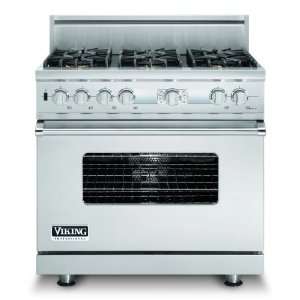  Viking VDSC536T6BSS 36 Inch Freestanding Range Appliances