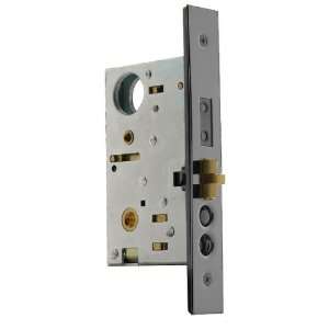   and Knob Entrance Mortise Lock with 2 1/2 Inch Backset, Satin Nickel