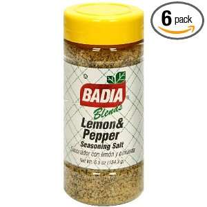 Badia Lemon Pepper Seasoning, 6.5 Ounce (Pack of 6)  