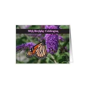  Butterfly 80th Birthday Invitations Card Toys & Games