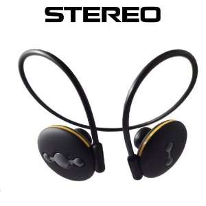  Black Wireless Stereo Bluetooth Headset with built in Mic 